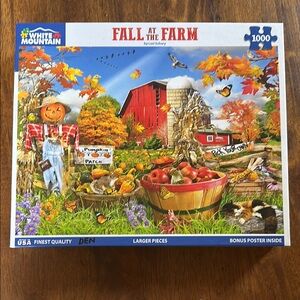 White Mountain Fall at the Farm Puzzle